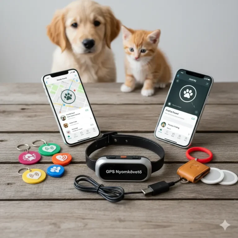 Háziállat Biztonság: NFC Biléta, Apple AirTag, GPS Nyakörv – Melyik a jobb választás?